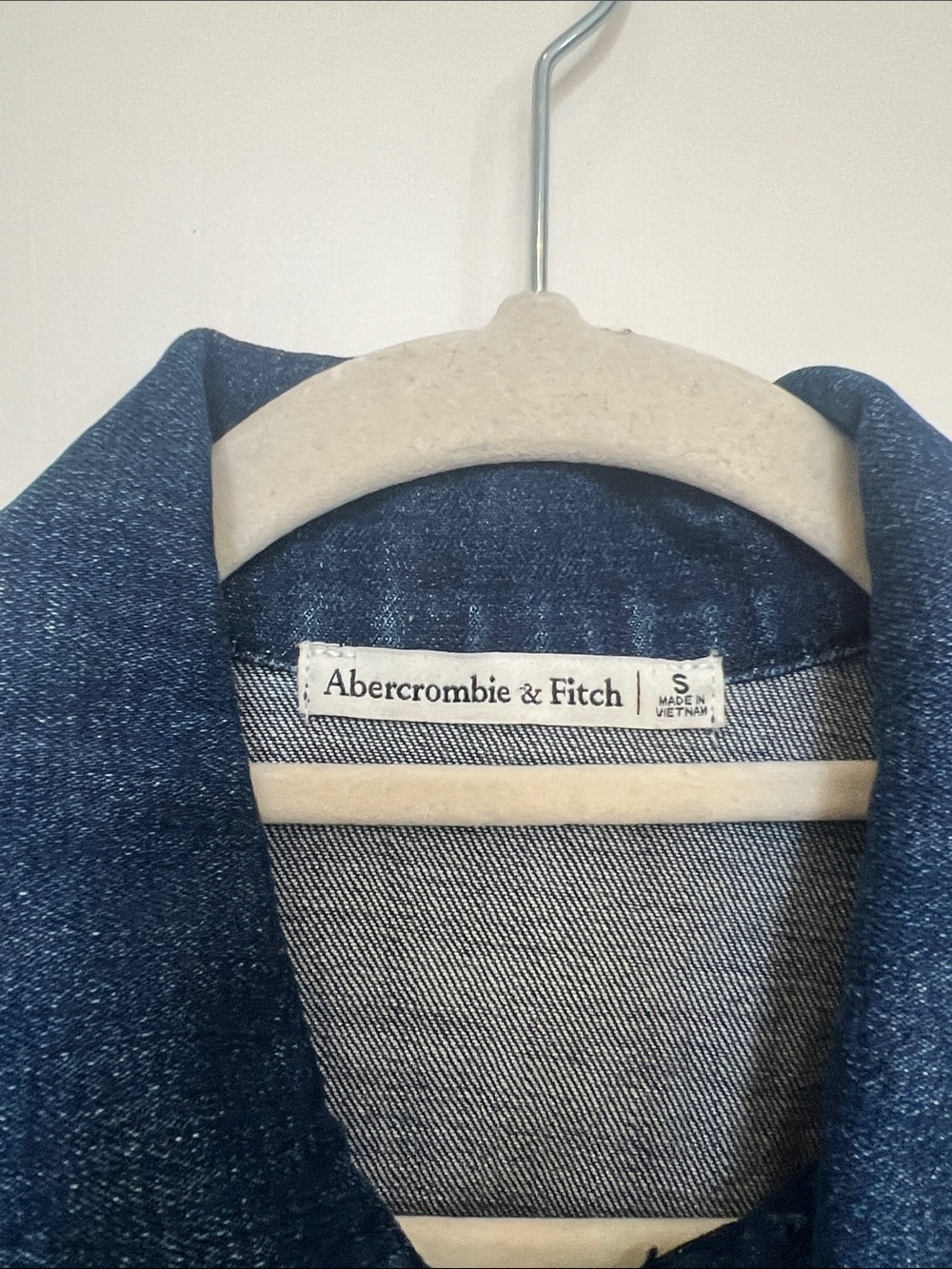 EUC Abercrombie and Fitch Chase Denim Mini Dress. Size Small - Picture 5 of 9